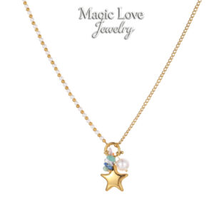 BEST SELLERS star pendant gold plated necklace – dainty celestial choker